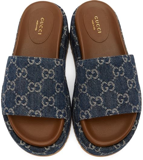 gucci blue sandles|Gucci sandals for women.